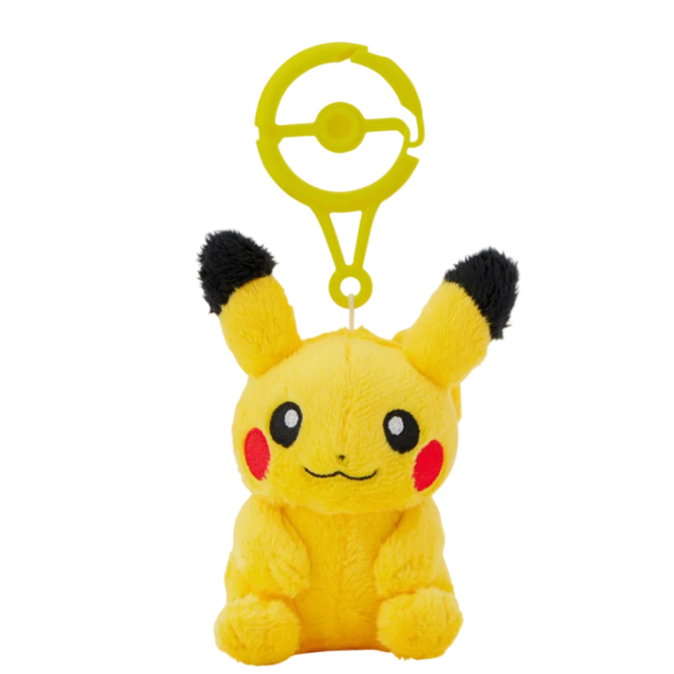 PELUCHE PIKACHU MASCOT WITH CARABINER