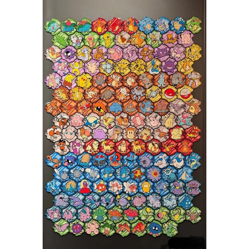 COLLECT 151 PUZZLE FRIDGE MAGNET SET